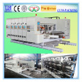 LUM high speed 2/3/4 color flexo printing slotting&die-cutting carton box machine in cangzhou/carton box making machine